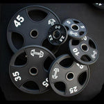 Pro Urethane Coated Olympic Plates - Per Pair / Set - Muscle D Fitness - Olympic Weight Pair
