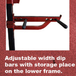 Compact Half Cage - Muscle D Fitness - Bar & Plate Storage and Dip Station Included
