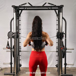 Muscle D Fitness Dual Adjustable Pulley Smith Combo – Full Body Trainer