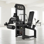Excel Seated Leg Curl - Muscle D Fitness - Selectorized Hamstring Curl