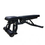 Flat Incline Decline Bench - Muscle D Fitness - 11 Gauge Steel - Commercial Upholstery - Decline Abdominal Trainer