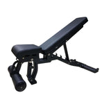 Flat Incline Decline Bench - Muscle D Fitness - 11 Gauge Steel - Commercial Upholstery - Decline Abdominal Trainer