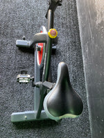 Stationary Exercise Bike - Commercial Grade Stationary Bike with Device Holder- Return, ready for pick up, reached price- no warranties offered(Return-Sale -Void Warranties)