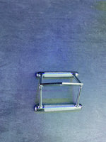 Seated Row / Close Grip Chin Cable Attachment- Triangle - Chrome Finish, Knurled Handles
