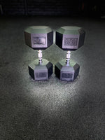 Rubber Hex Head Dumbbells