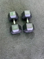 Rubber Hex Head Dumbbells
