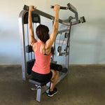 Classic Lat Pulldown - Muscle D Fitness - Adjustable Seated - Pin Selectorized