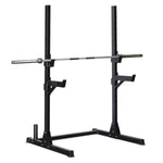 Compact Squat Stand Fitness Package - Muscle D - Vertical Bar Storage