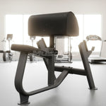 Preacher Curl Bench - Muscle D Fitness - 11 Gauge Steel - Adjustable Seat - Commercial Upholstery
