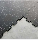 Interlocking Rubber Tile Mat 4'x6'