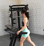 Light Commercial Folding Treadmill -Shua - LED Display - Heart Rate Monitor - Safety Clip