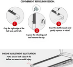 Light Commercial Folding Treadmill -Shua - LED Display - Heart Rate Monitor - Safety Clip