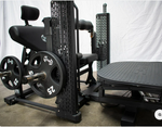 Motorized Hip Thruster with Adjustable Foot Pad and Back Pad - Remote Adjusted Weight - Padded Hip Roller