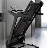 Light Commercial Folding Treadmill - LED Display - Heart Rate Monitor - Safety Clip