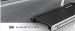 Low Profile Treadmill -V1 - LED Display - Heart Rate Monitor - Flex Deck for Low Impact - Adjustable Speed - Phone / Tablet Holder