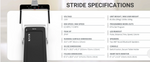 Low Profile Treadmill -V1 - LED Display - Heart Rate Monitor - Flex Deck for Low Impact - Adjustable Speed - Phone / Tablet Holder