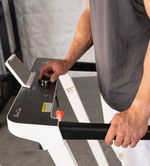 Low Profile Treadmill -V1 - LED Display - Heart Rate Monitor - Flex Deck for Low Impact - Adjustable Speed - Phone / Tablet Holder