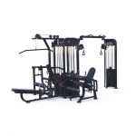 Compact – 4 Stack Multi Gym Black Frame w/ DAP Attachment