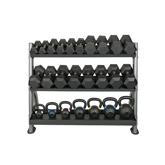 3 Tier Dumbbell/kettlebell Rack