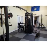 Compact 5 stack Multi Jungle Gym (cable machine) Black frame 104″ Beam w/ Pull Up Bars