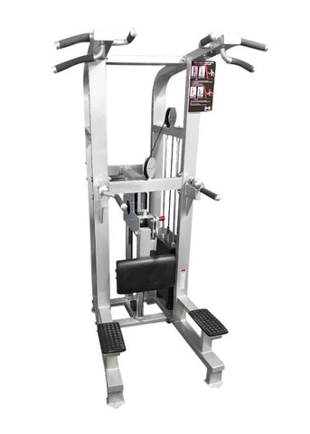 Weighted Assisted Chin Dip Combo Machine With Roller Bearings