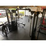 Compact – 4 Stack Multi Gym Black Frame w/ DAP Attachment