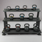 Powder Coated Kettlebells (cast iron)