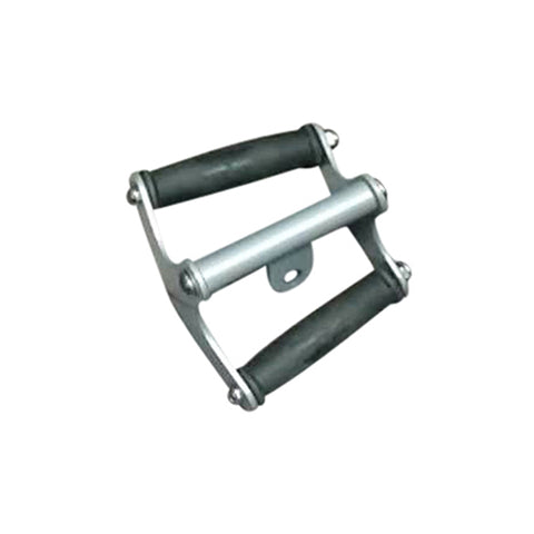 Rotating Low Pulley Bar(Double Handle) - Rubber Grip Rotating Low Pulley Double Handle bar