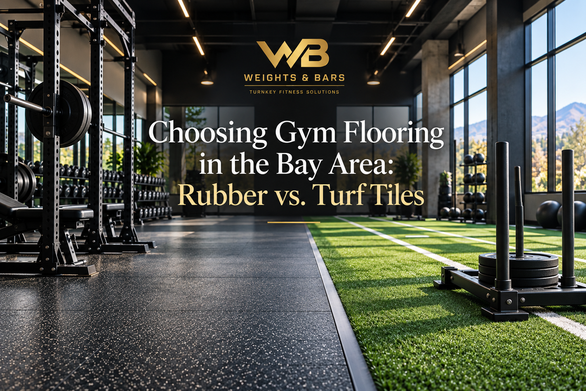 Choosing Gym Flooring in the Bay Area: Rubber vs. Turf Tiles