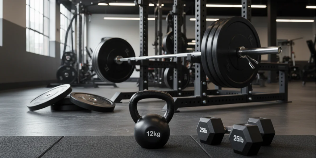 Olympic Free Weight Equipment (Kettebells,Bars,plates,etc.)