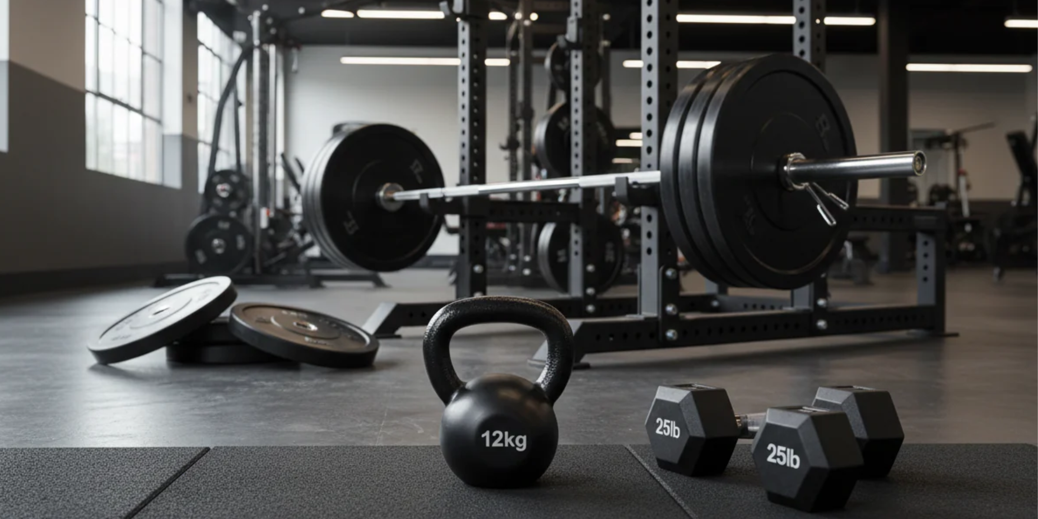 Olympic Free Weight Equipment (Kettebells,Bars,plates,etc.)
