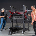 Power Leverage V2 Vertical Leg Press by Muscle D Fitness | Commercial Gym