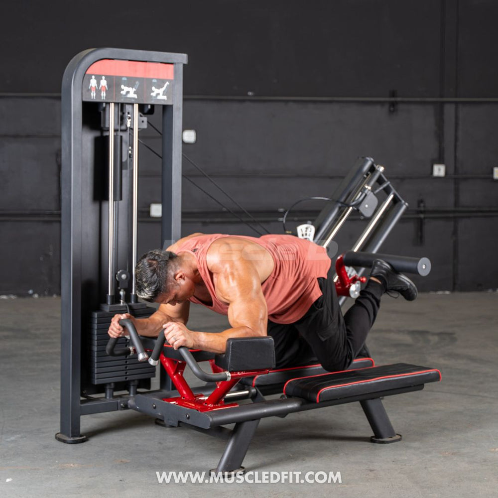 Classic V2 Selectorized Glute Kick Machine | Commercial Gym Equipment | Muscle D