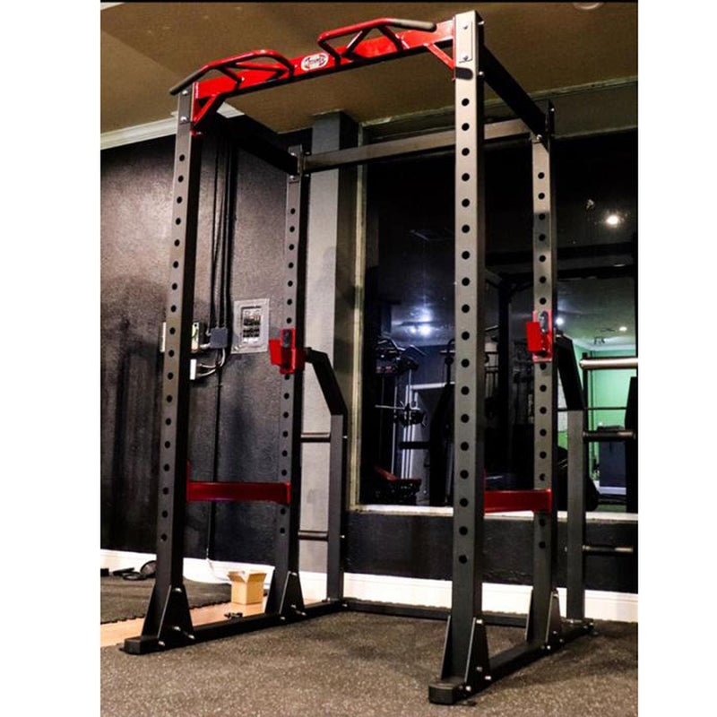 Compact Power Cage - Muscle D Fitness - Adjustable Squat Rack - Gym St ...