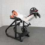 Pro Strength Reverse Hyper - Muscle D Fitness - Adjustable Roller Pad, Plate Loaded