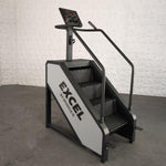 Light Commercial Stair Climber - Muscle D Fitness - Stepmill - LED Display - Heart Rate Monitor - Heavy Duty Chain Drive