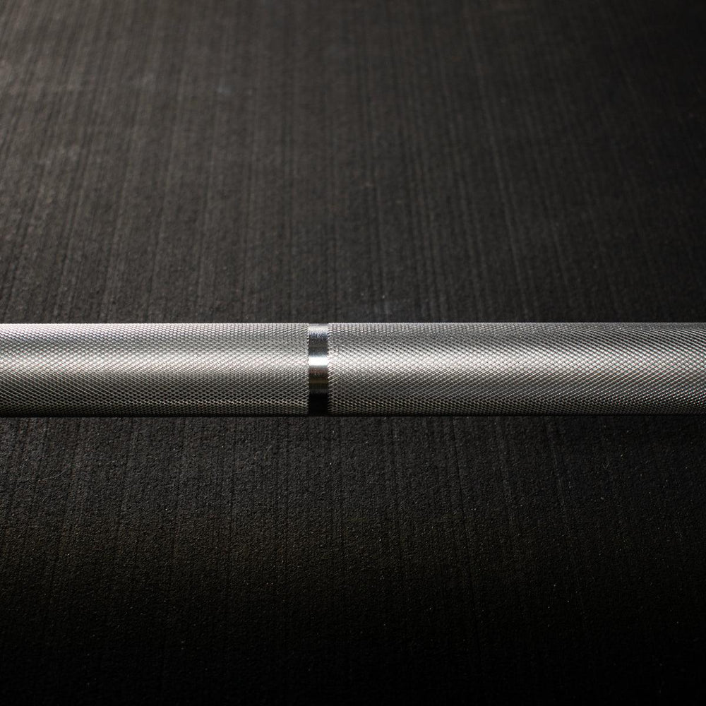 7' Hard Chrome Triple Bearing Olympic Bar - Muscle D Fitness - Precision Performance Grade Knurling