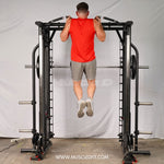 Muscle D Fitness Dual Adjustable Pulley Smith Combo – Full Body Trainer