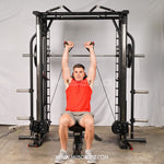 Muscle D Fitness Dual Adjustable Pulley Smith Combo – Full Body Trainer