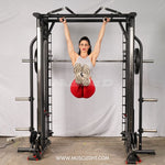 Muscle D Fitness Dual Adjustable Pulley Smith Combo – Full Body Trainer