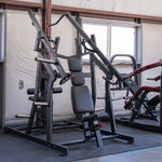 Excel Iso-Lateral Chest/Back Combo - Muscle D Fitness - Plate Loaded - Gas Shock Assisted Seat Adjustment