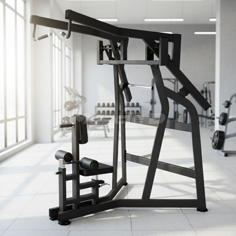 Excel Iso-Lateral High Row - Muscle D Fitness - Plate Load High Row - Gas Shock Assisted Seat Adjustment