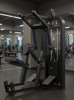 Excel Seated Row - Muscle D Fitness - Selectorized Back Row - Gas Shock Assisted Adjustments