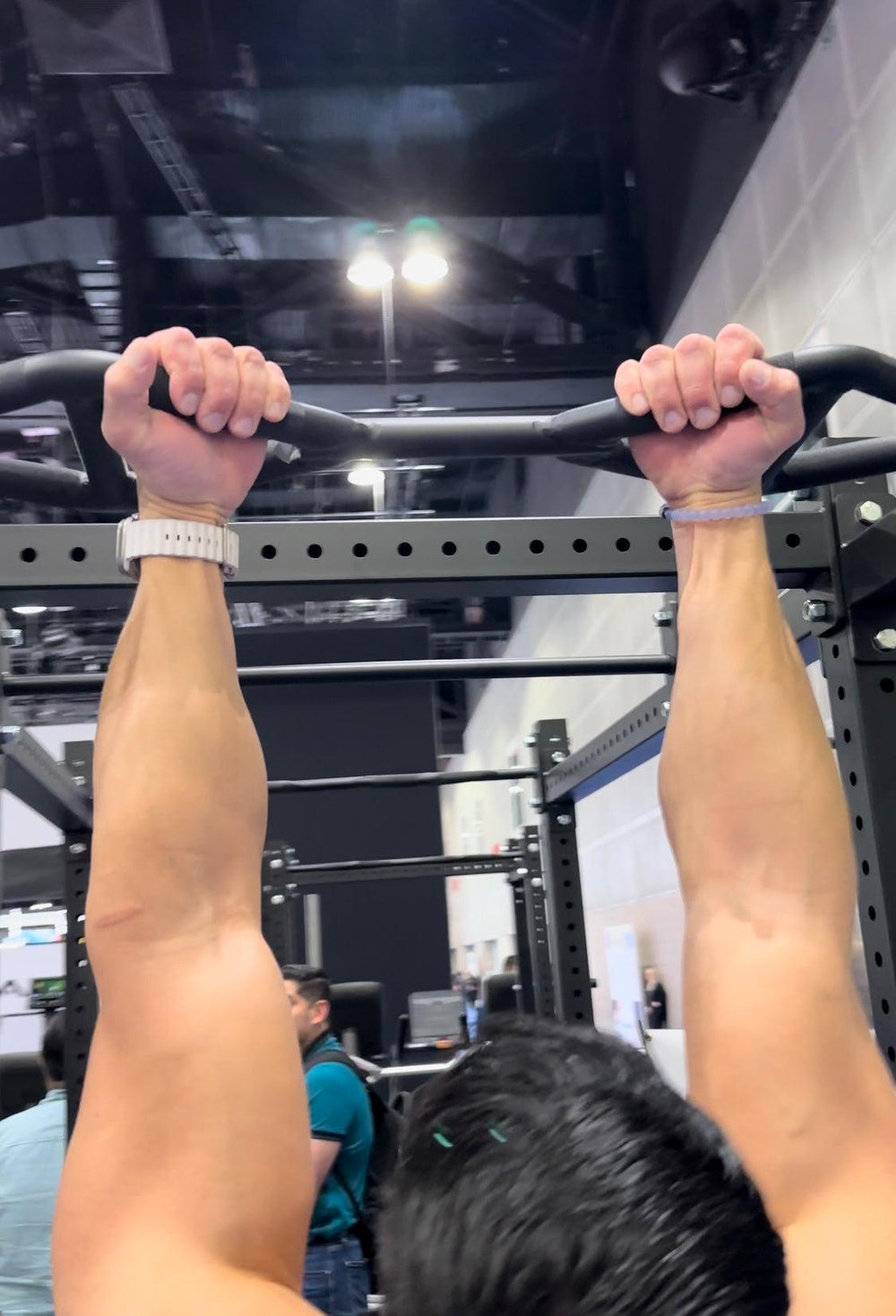 TGrip Commercial 20' Rig - 3x3 Steel - Functional Multi-Grip Pull-Up - Sandwich Style J-Hooks