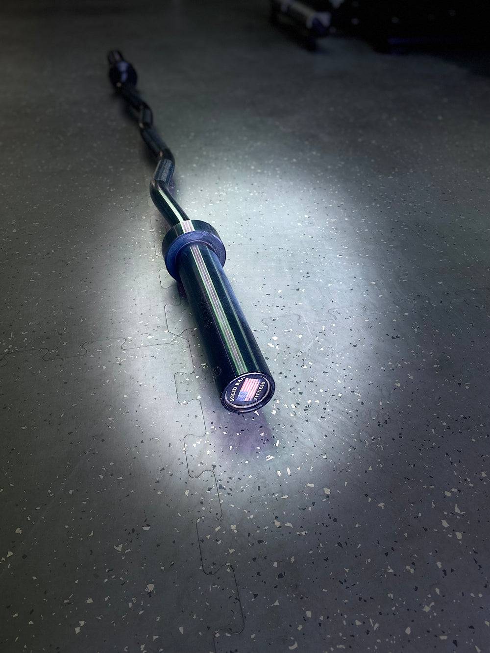 Curl Bar- Heavy Duty  - Professional Grade EZ Curl Barbell- Black Zinc
