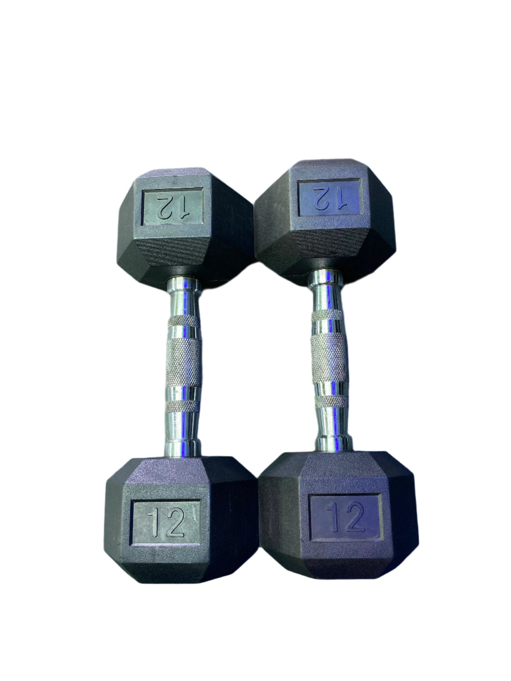 Rubber Hex Head Dumbbells