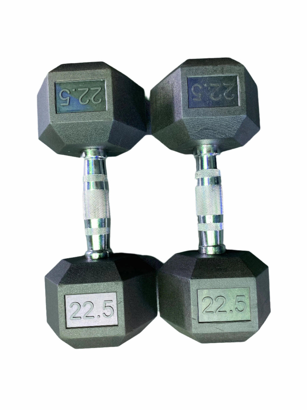 Rubber Hex Head Dumbbells