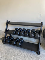 3 Tier Dumbbell/kettlebell Rack