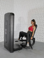 Elite Selectorized Inner & Outer Thigh - Muscle D Fitness - Commercial Grade - Adjustable Seat - Pin Selectorized - Leg Combo