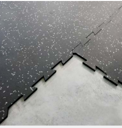 Interlocking Rubber Tile Mat 4'x6'